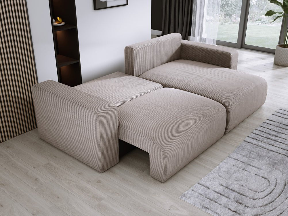Designer Sofa Carl Cord mit Schlaf- und Klappfunktion