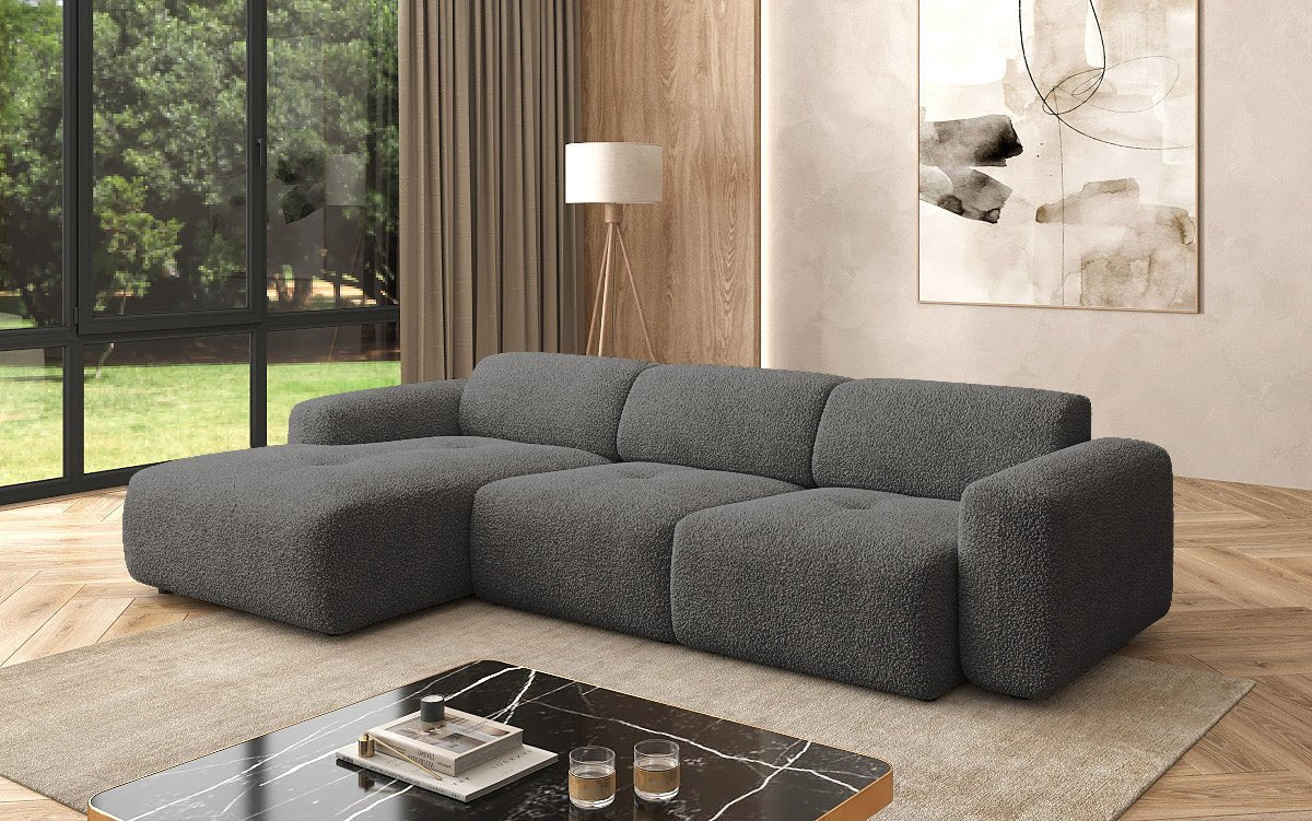 Designer L Sofa Calm in Bouclé