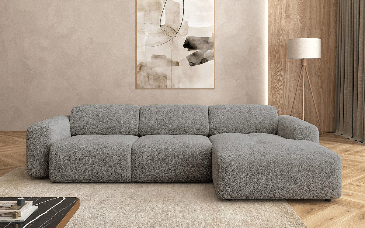 Designer L Sofa Calm in Bouclé