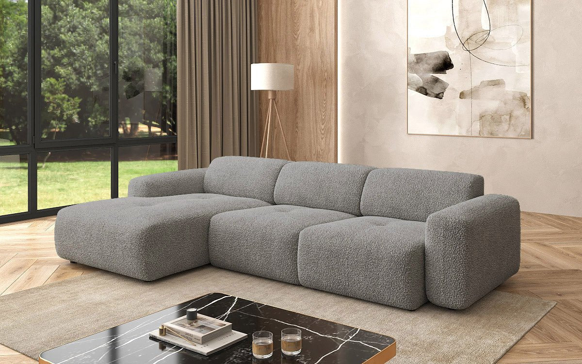 Designer L Sofa Calm in Bouclé