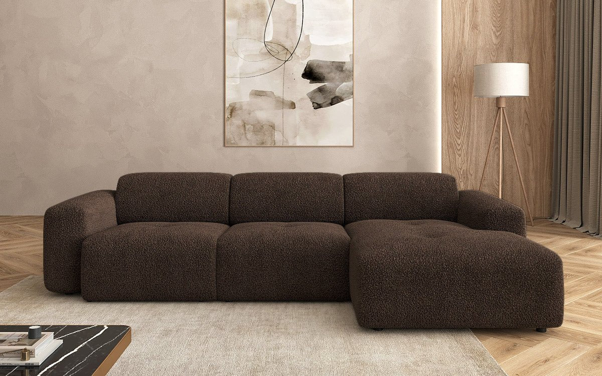 Designer L Sofa Calm in Bouclé