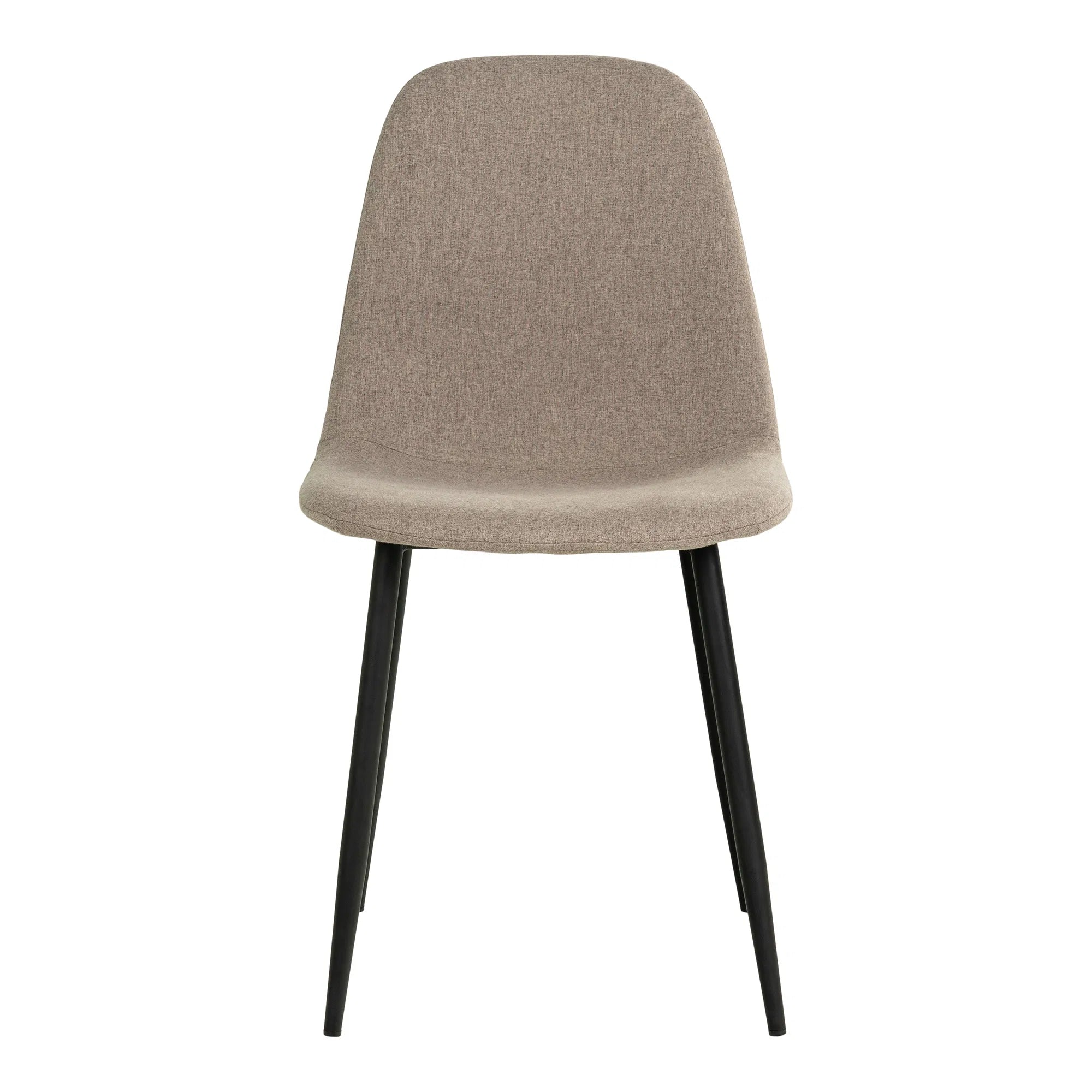 Set of 2 - Designer Vienna Chair in Beige Fabric