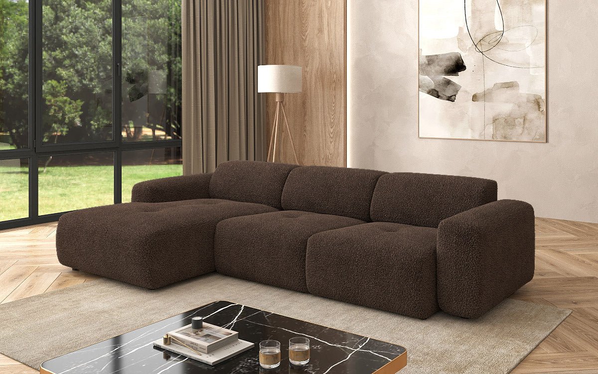Designer L Sofa Calm in Bouclé