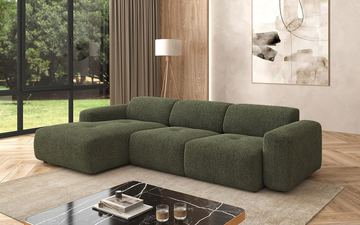 Designer L Sofa Calm in Bouclé