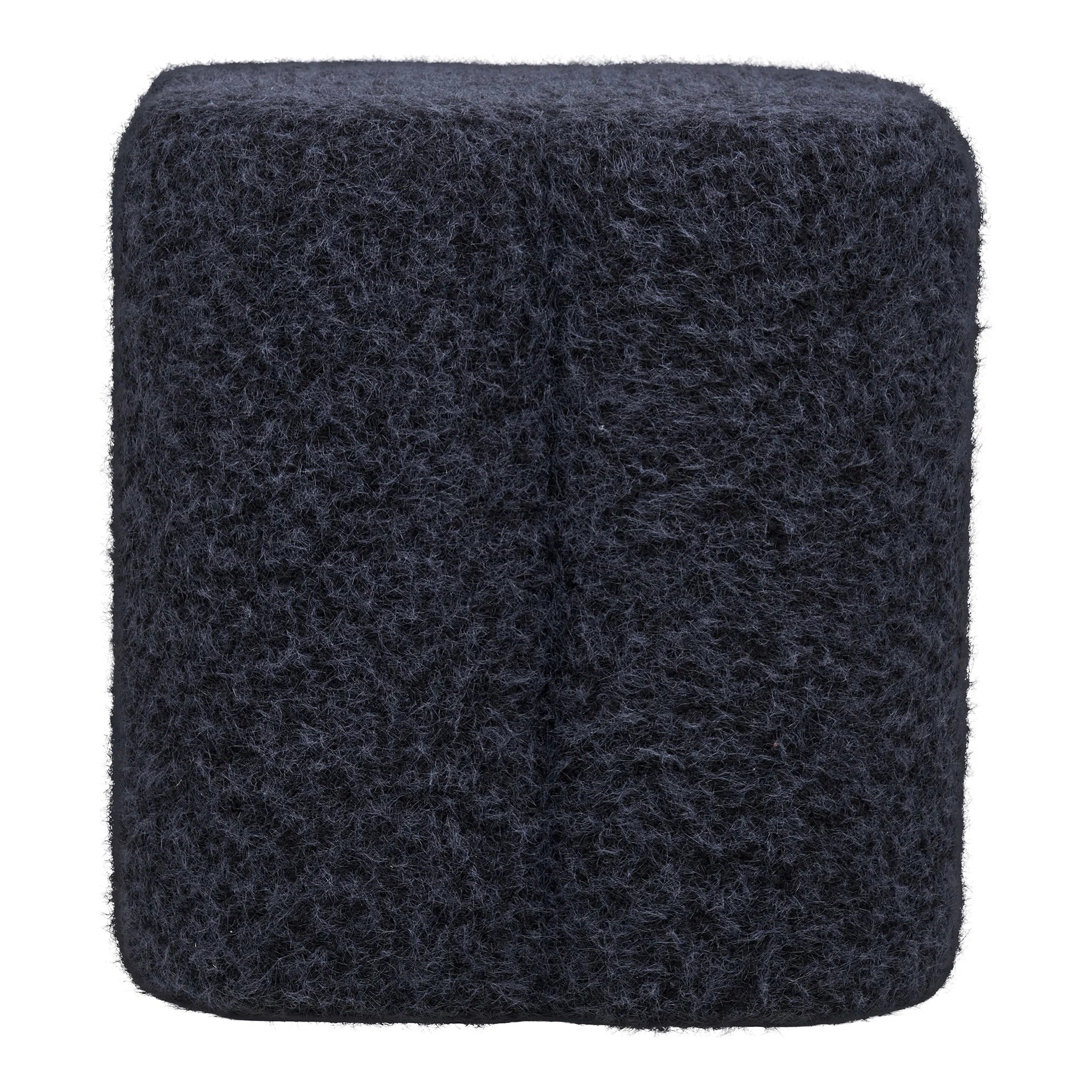 Beistellhocker Mercury - aus blauem Polyester