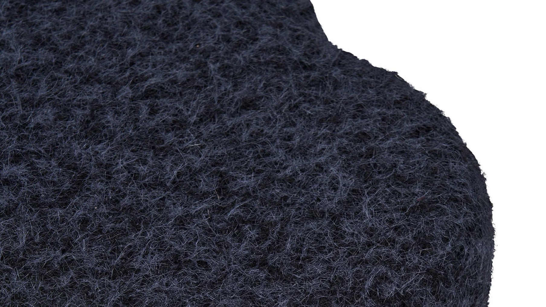 Beistellhocker Mercury - aus blauem Polyester