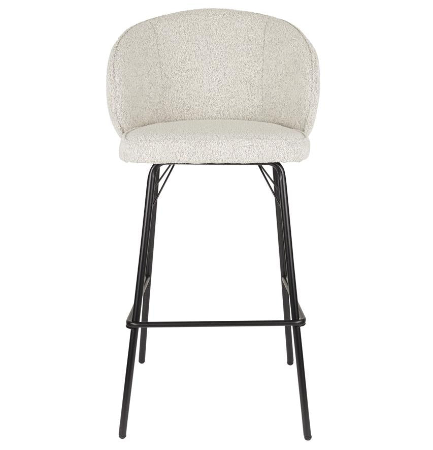 Barhocker Joa 2er-Set – aus Bouclé