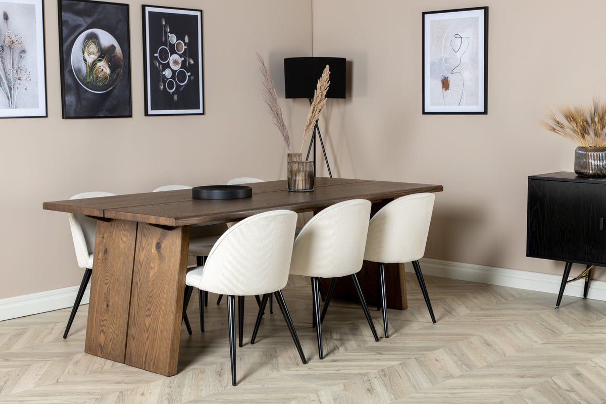 Esstisch Kaiora - vereint Robustheit mit eleganter Optik