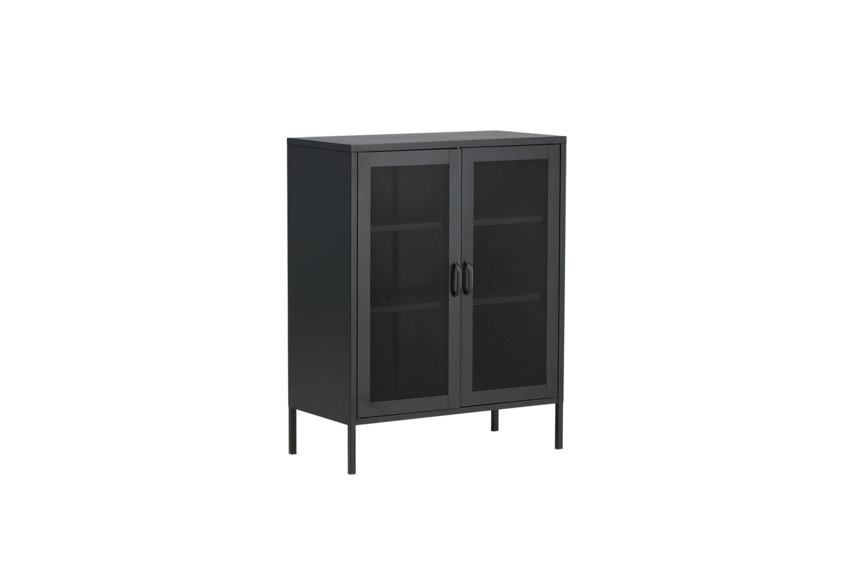 Kommode Faylen – Industrial-Design in Schwarz, Weiß & Grau