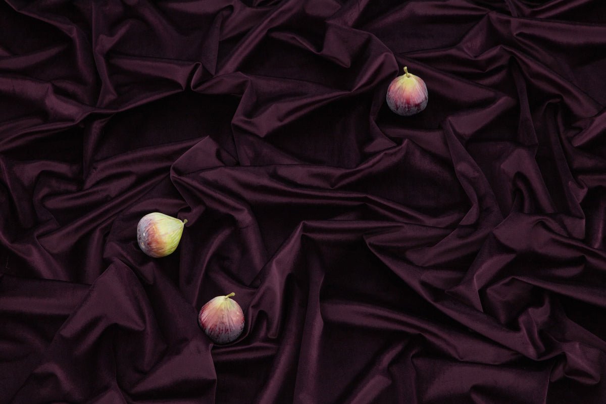 Gardinen-Set Anny – Samtoptik in vielen Farben