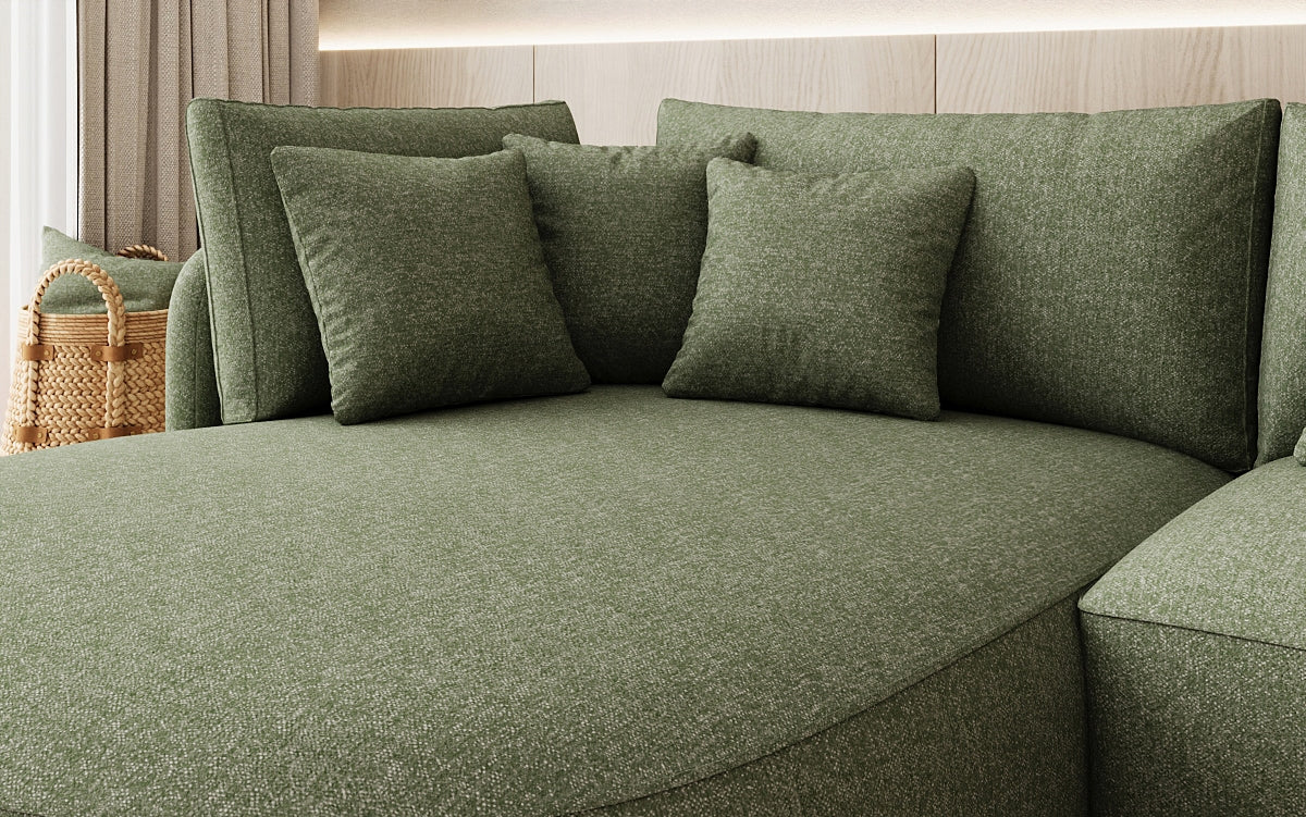 Designer Ecksofa Ando Mini in Strukturstoff