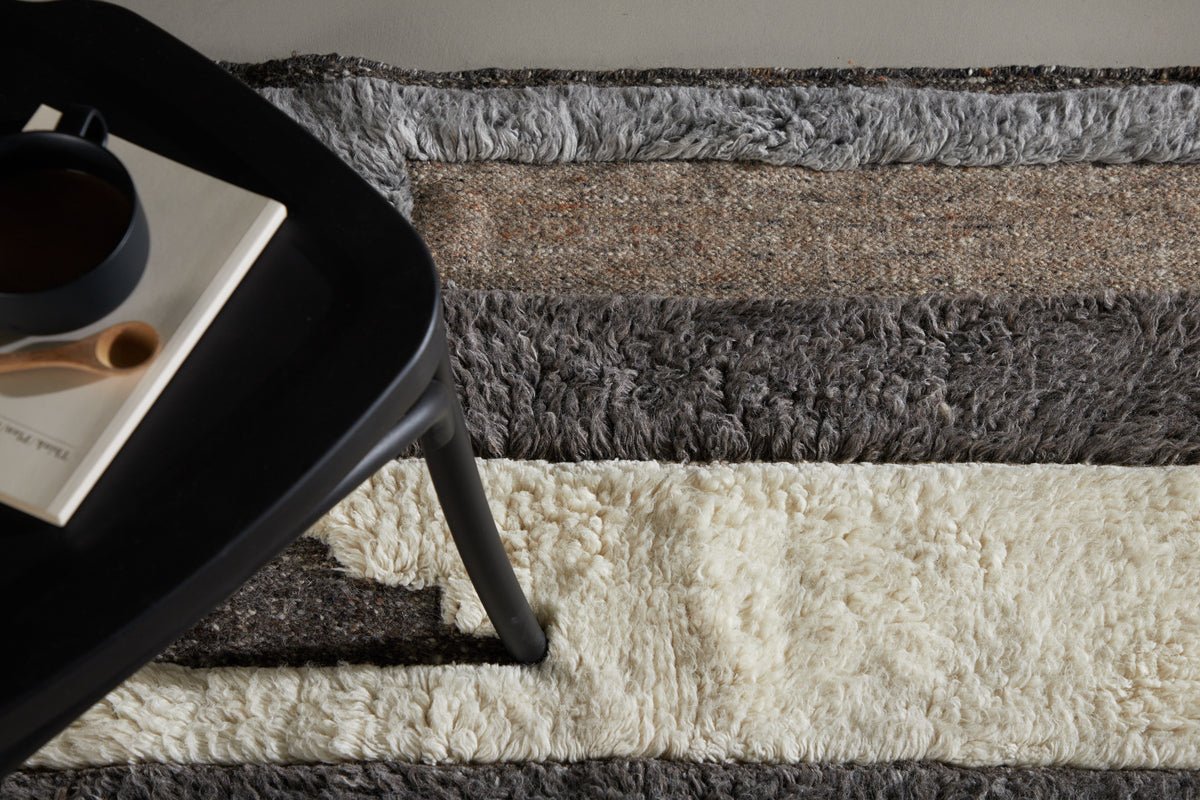 Teppich Nero - in verschiedenen Farben aus Polypropylen & Wolle