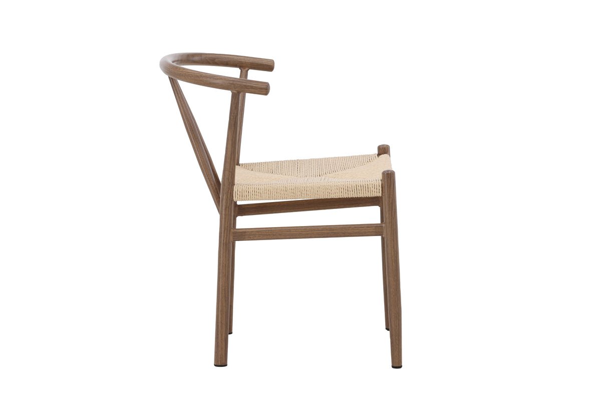 Stuhl Fliou II - In Schwarz mit einheitlich-farbener Sitzfläche