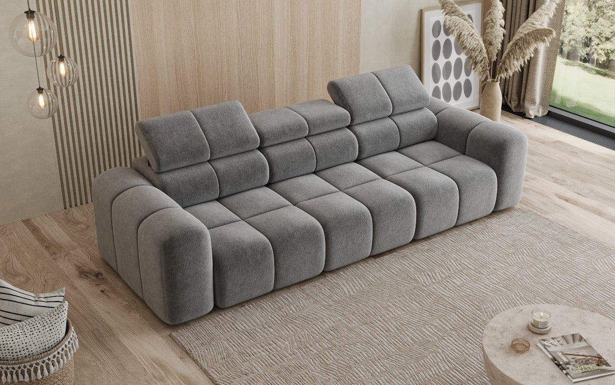 Designer Sofa 3 Sitzer Mia in Chenille