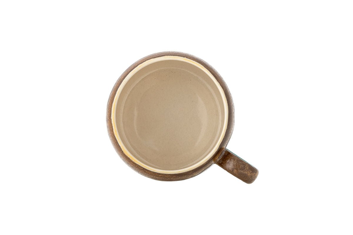 Becher Linea - aus Steingut gefertigt / 4er Set Multipack