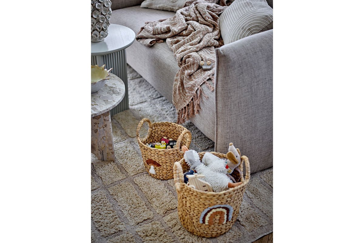 Tagesdecke Sanda – Organisches Muster in Braun