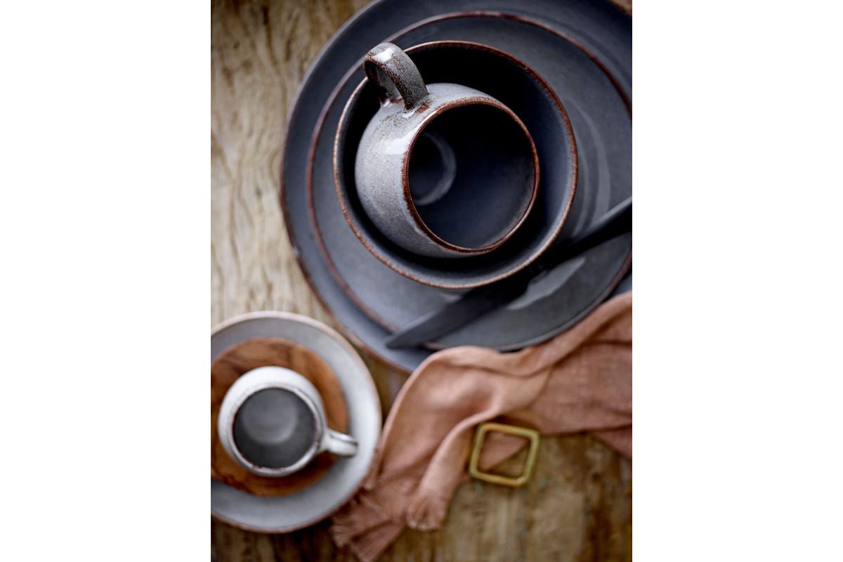 Frühstücksset Elani – Steingut mit handgefertigtem Charakter (12-teilig)