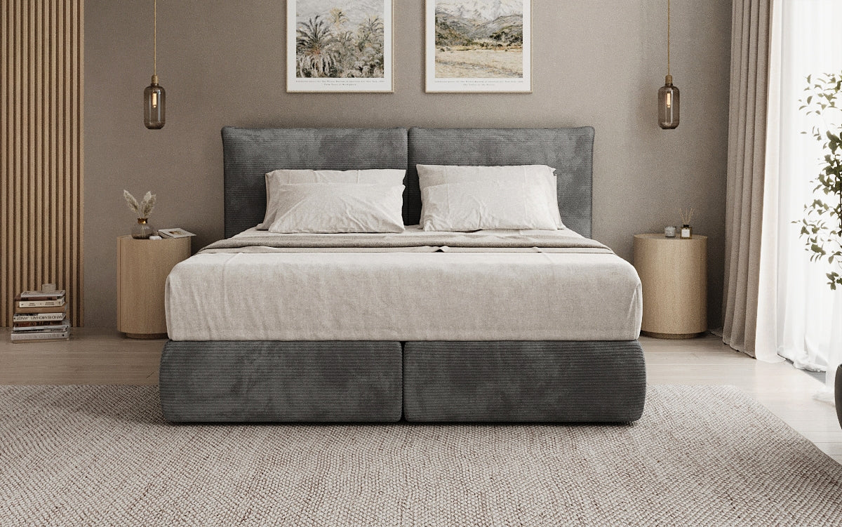 Boxspringbett Pillo in Cord