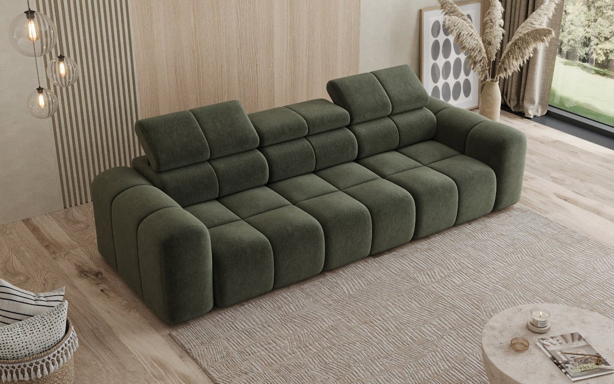 Designer Sofa 3 Sitzer Mia in Chenille