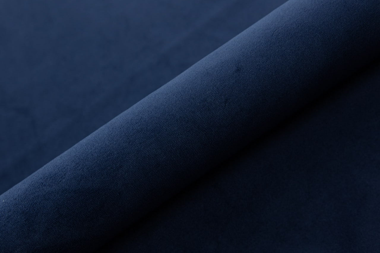 Designer upholstered bed Stellar in velvet with storage