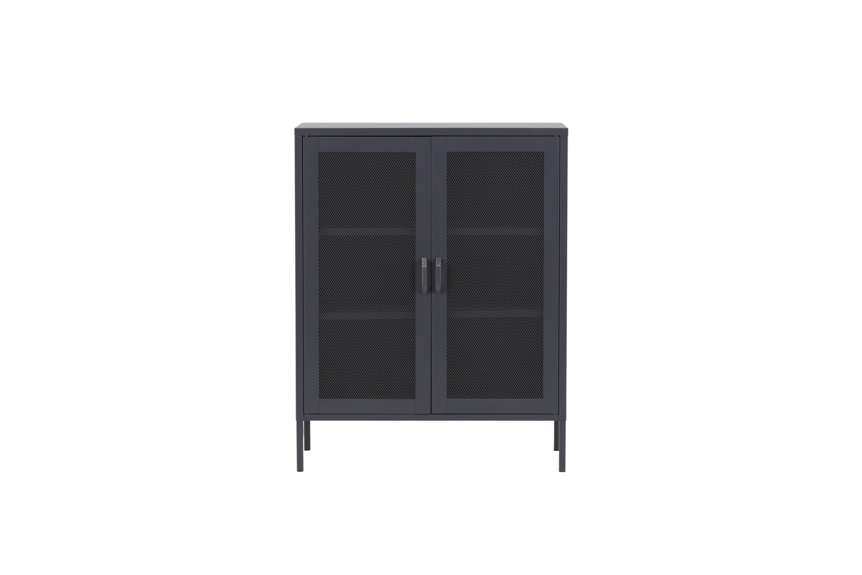 Kommode Linje – In Grau mit zwei Türen