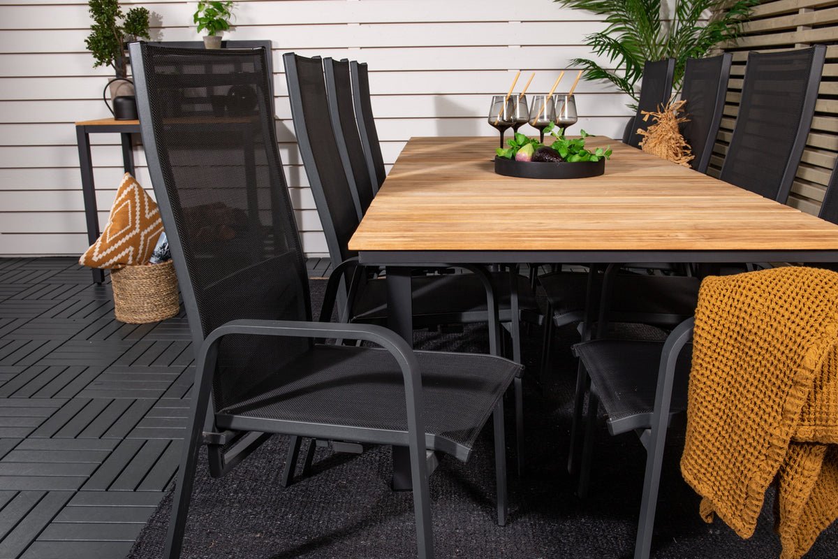 2er Set - Gartenstuhl Bossa aus Textilene/Aluminium