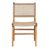 2er Set - Gartenstuhl Capri ohne Armlehne aus Teakholz