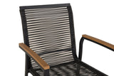 2er Set - Gartenstuhl Denver aus Metall/Polyester
