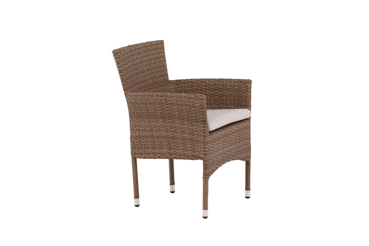 2er Set - Marina Gartenstuhl in Rattanoptik