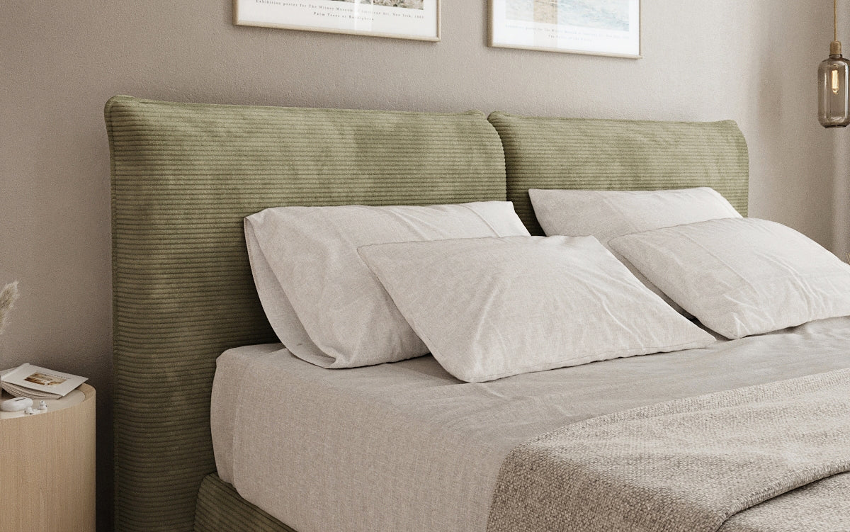 Boxspringbett Pillo in Cord