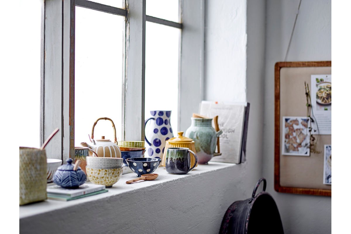 Becher Aurea - aus Steingut gefertigt / 3er Set