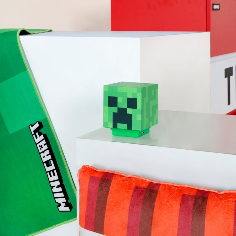 Minecraft LED-Lampe „Creeper“ – Leuchtfigur mit Akku