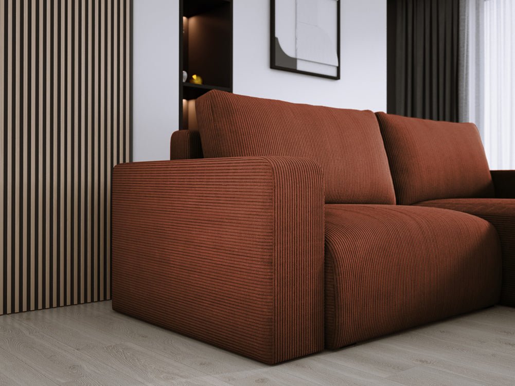 Designer Sofa Carl Cord mit Schlaf- und Klappfunktion