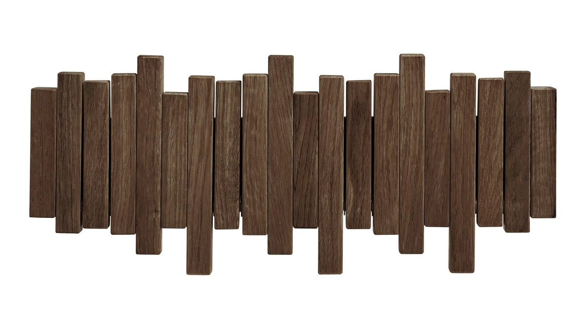 Garderobe Minimalistic - aus dunkelbraunem Eichenholz