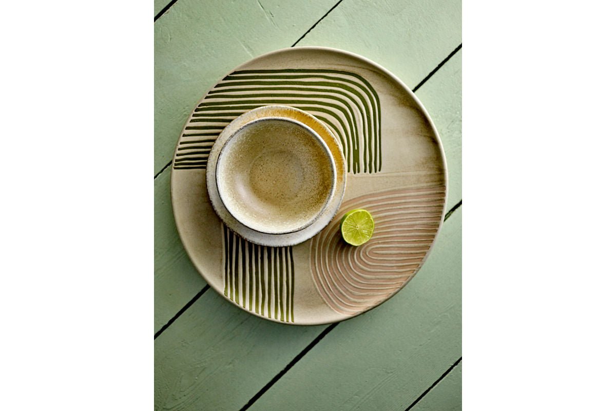 Servierplatte Oro - aus Steingut gefertigt