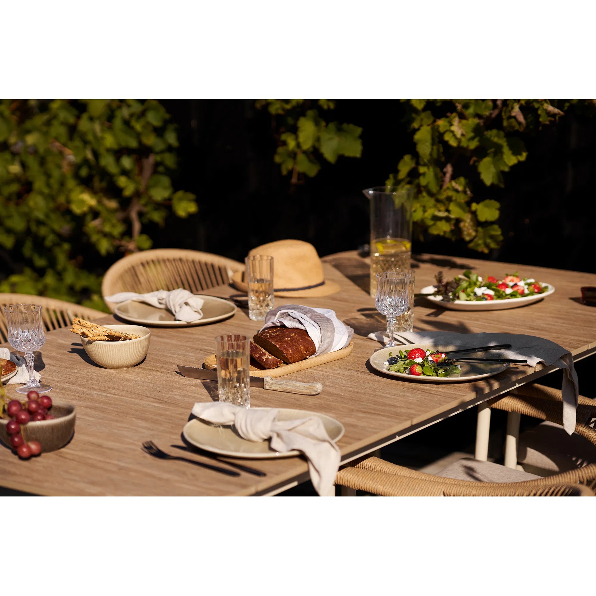 Teller Keldira – aus Steingut gefertigt in beige (4er Set)