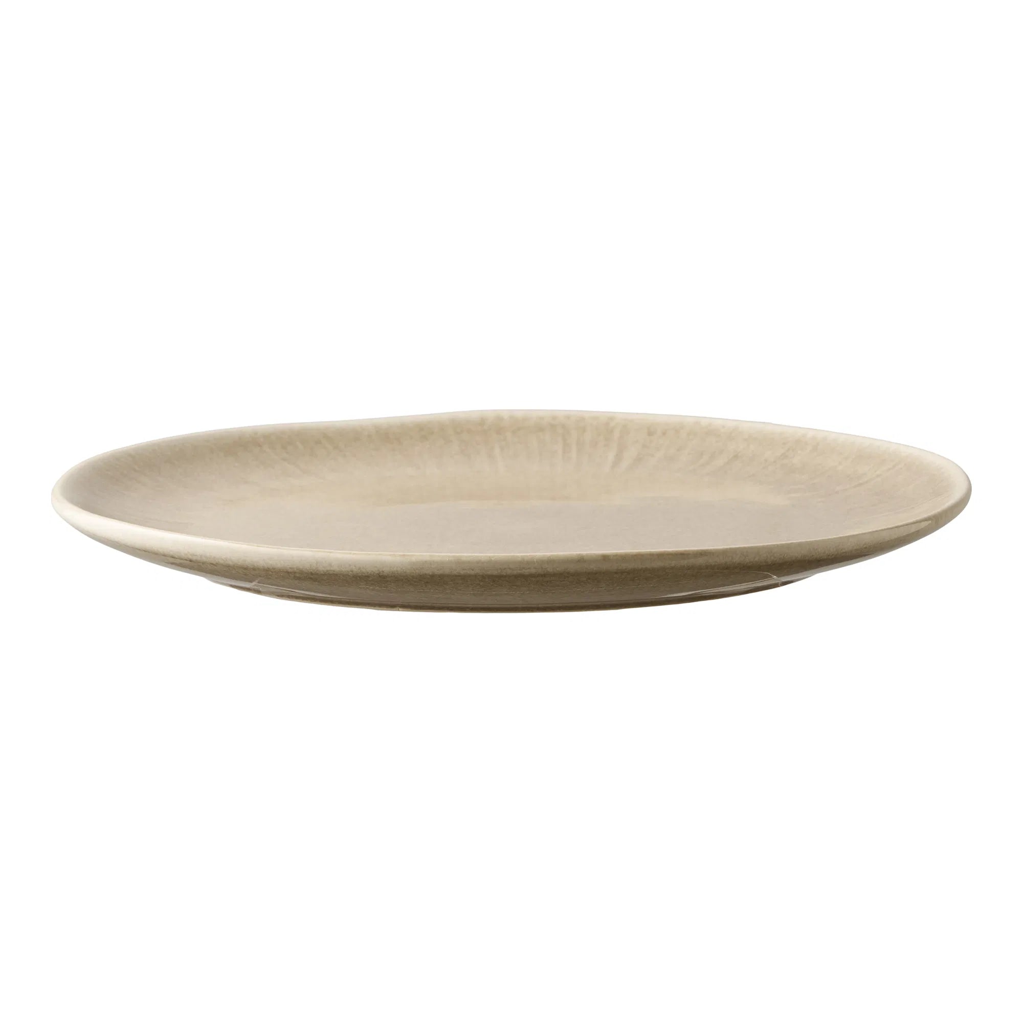 Teller Keldira – aus Steingut gefertigt in beige (4er Set)