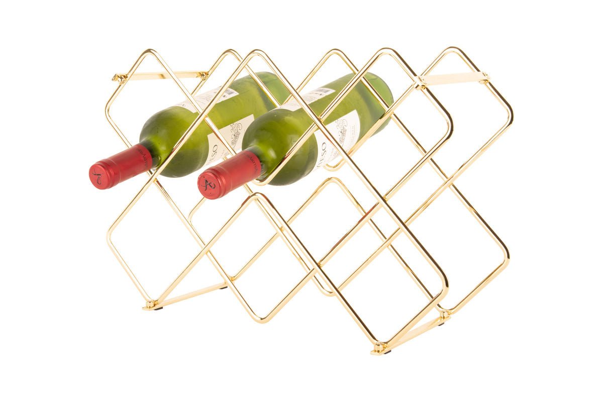 Weinregal Selio – Wandregal aus Eisen für stilvolle Weinlagerung