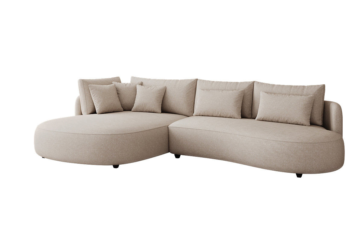 Designer Ecksofa Ando Mini in Strukturstoff