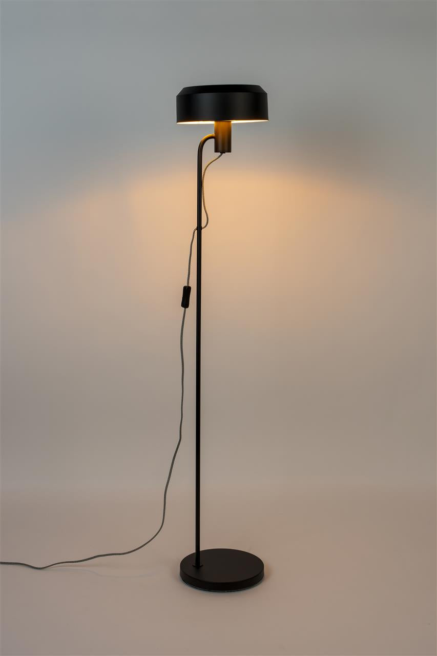Stehlampe Landon – aus Eisen in Schwarz