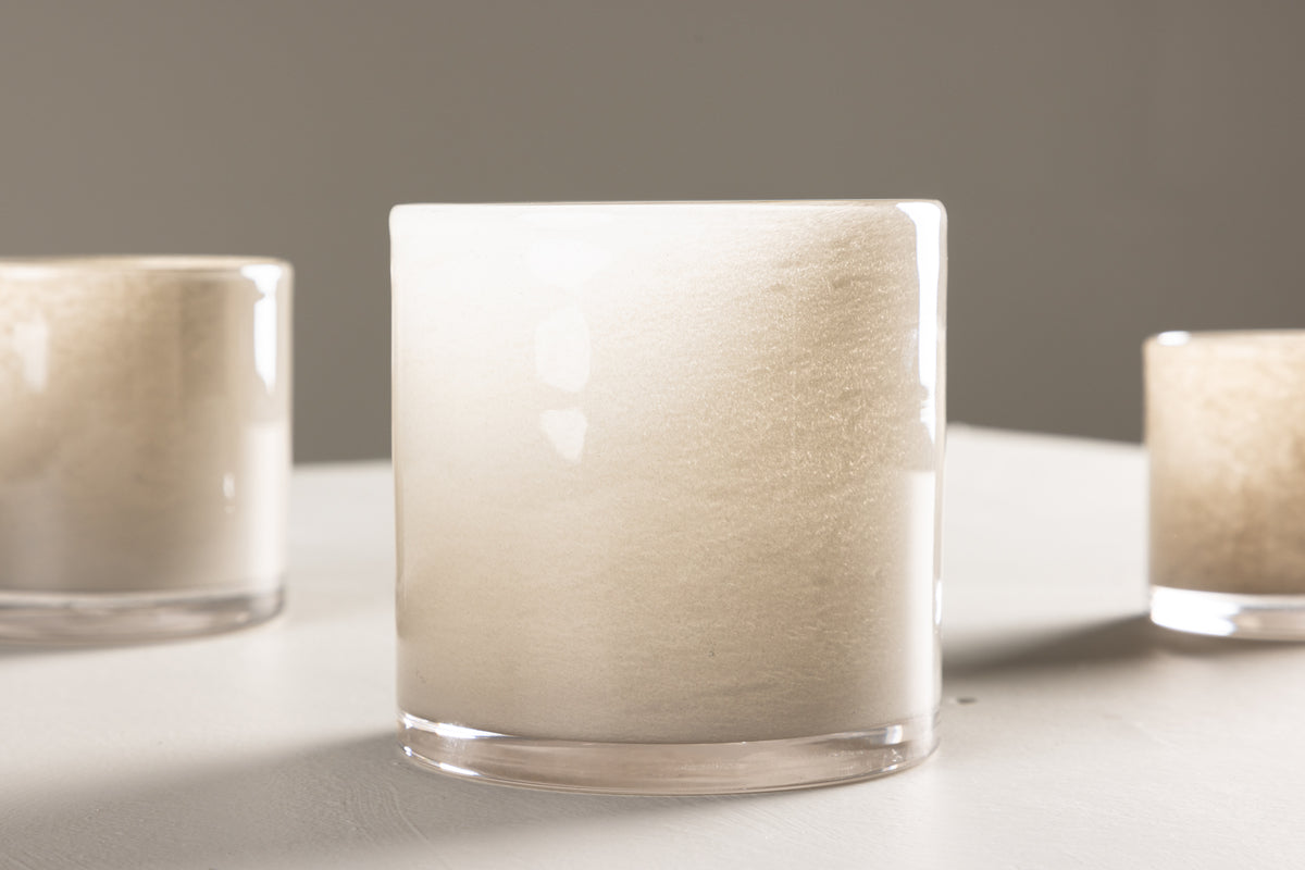 Laterne Eddie - Laterne aus Glas in verschiedenen Farben