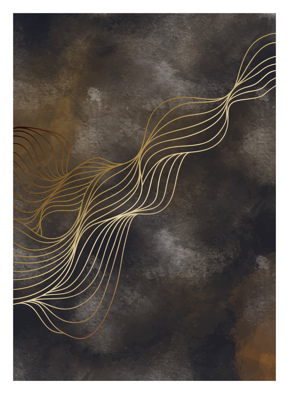 Poster Golden Dust aus hochwertigem Papier