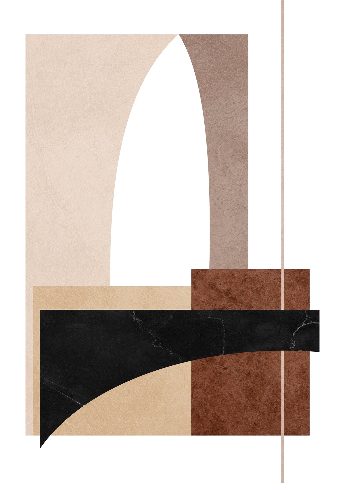 Poster Zeitlos aus hochwertigem Papier