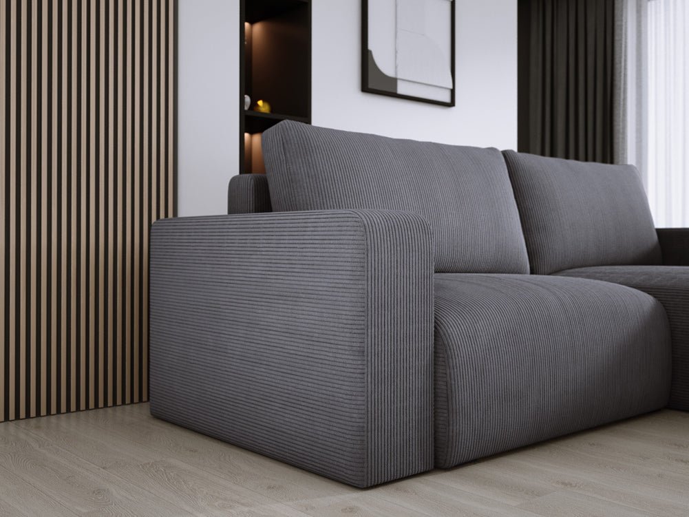 Designer Sofa Carl Cord mit Schlaf- und Klappfunktion