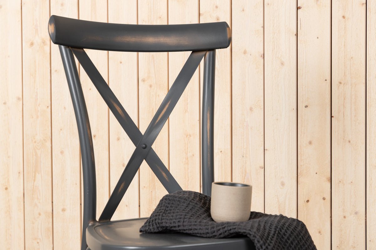 2er Set - Gartenstuhl Ellen aus Aluminium