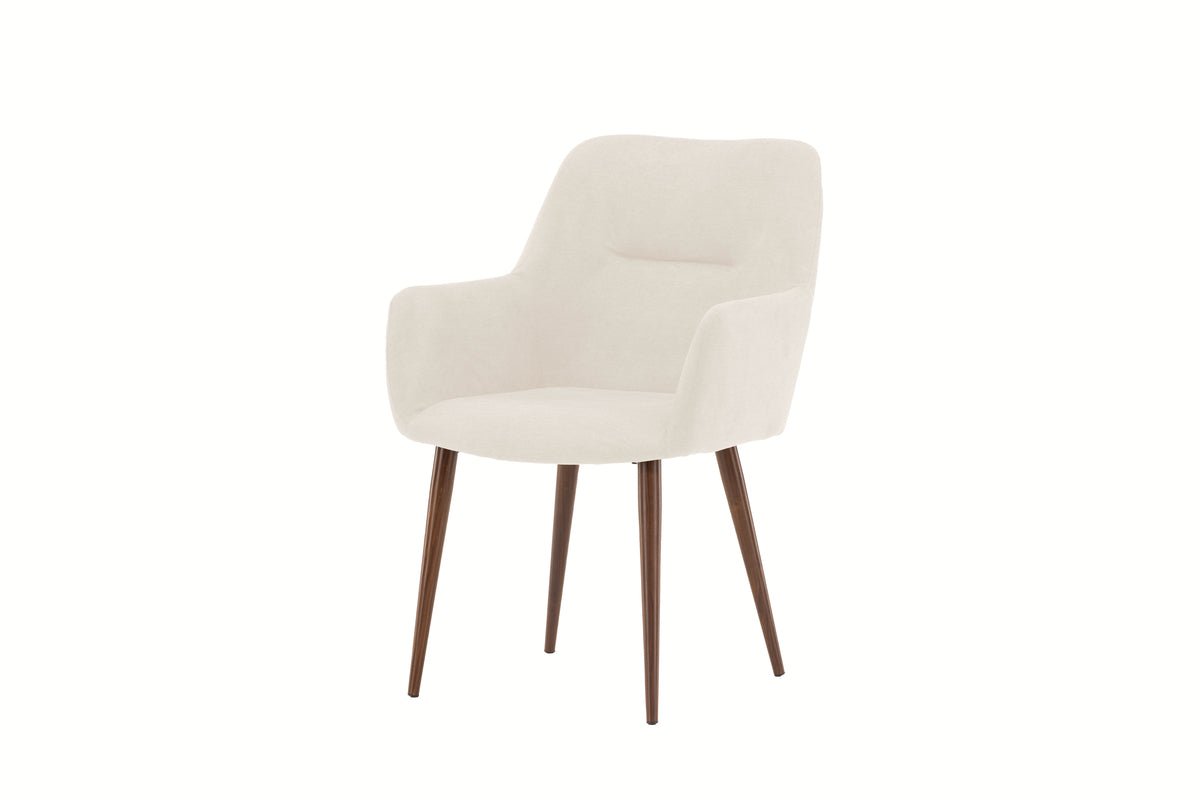 2er Set - Stuhl Present mit Beinen in tiefem Mokkabraun