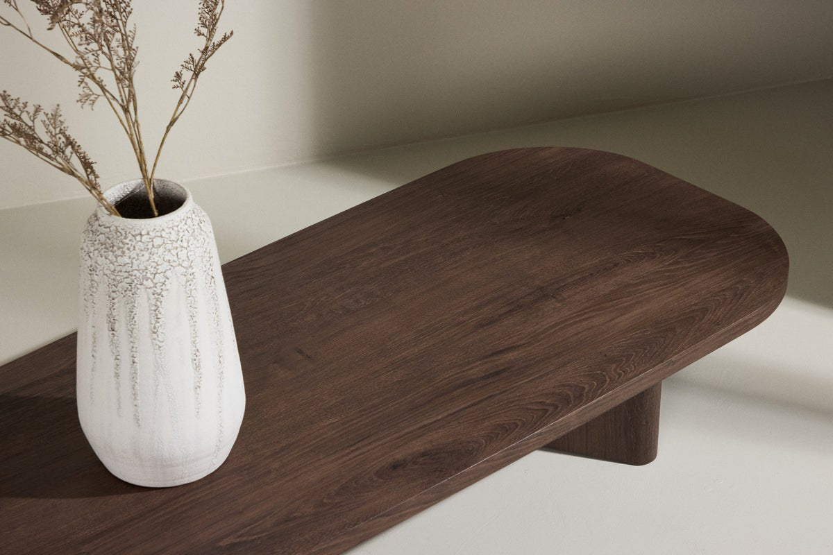 Couchtisch Grondel - in Holzoptik