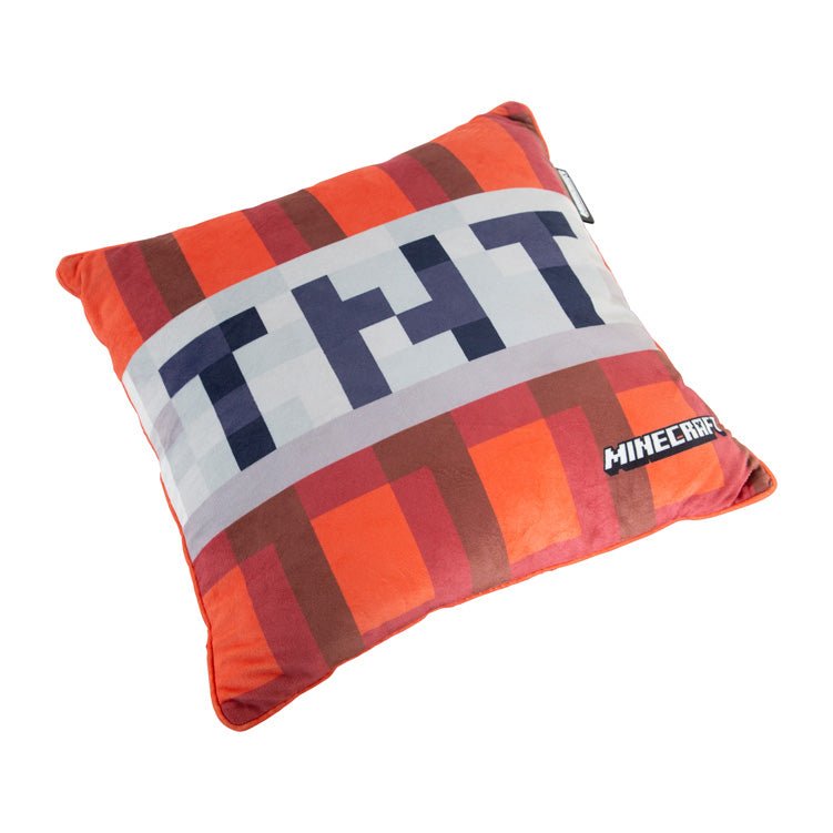Minecraft Dekokissen „TNT Plush“ – mit Füllung & Samtoptik
