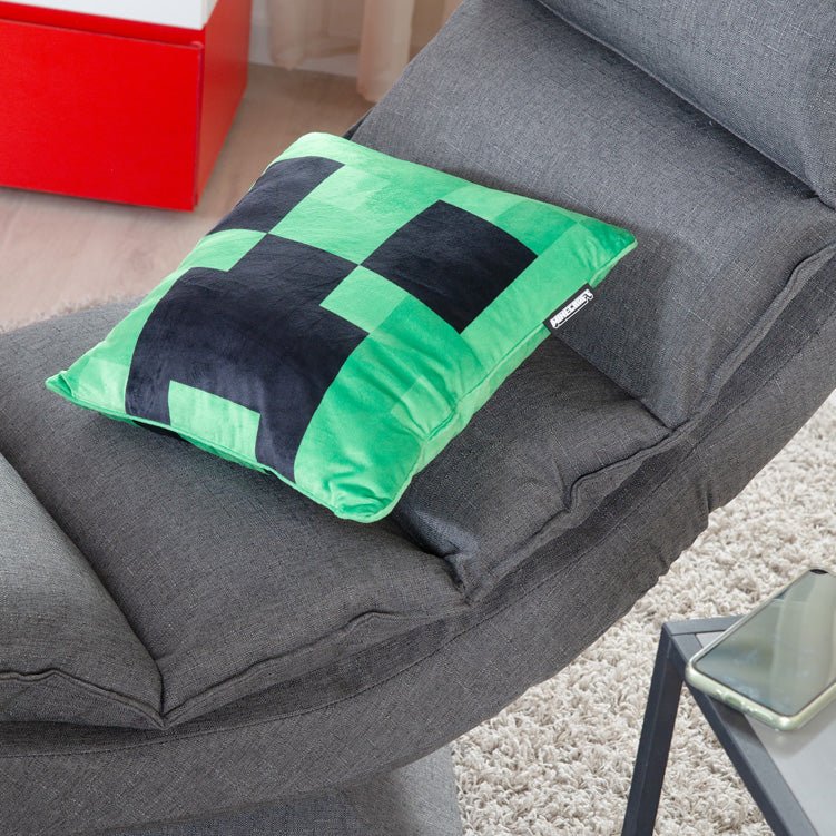 Minecraft Dekokissen „Creeper Plush“ – mit Füllung & Samtoptik