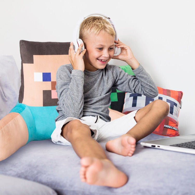 Minecraft Lesekissen „Steve“ – Relaxkissen mit Rücken- & Armstütze